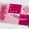 Комплект ковриков для ванной и туалета Морской розовый фото 3