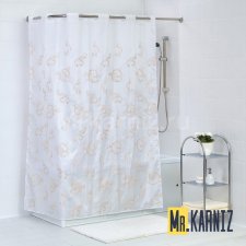 Штора для ванной White Charli