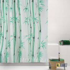 Штора для ванной Bamboo leaf II